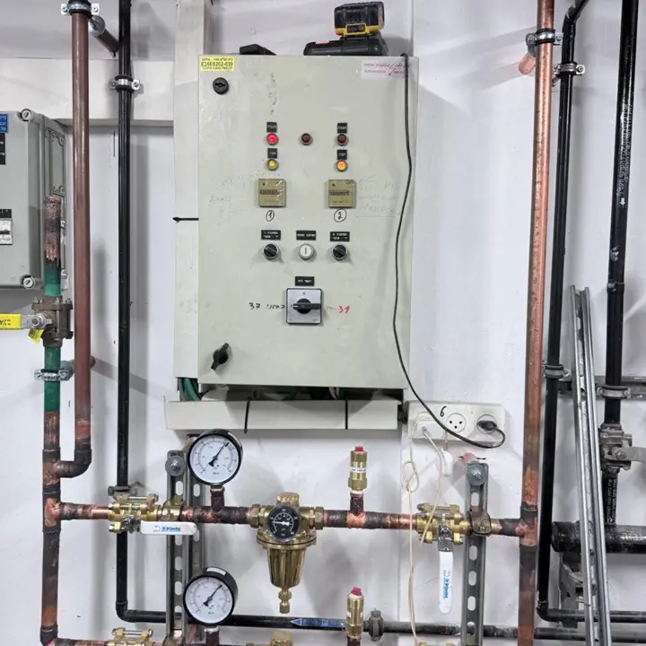Control panel and regulator assembly
