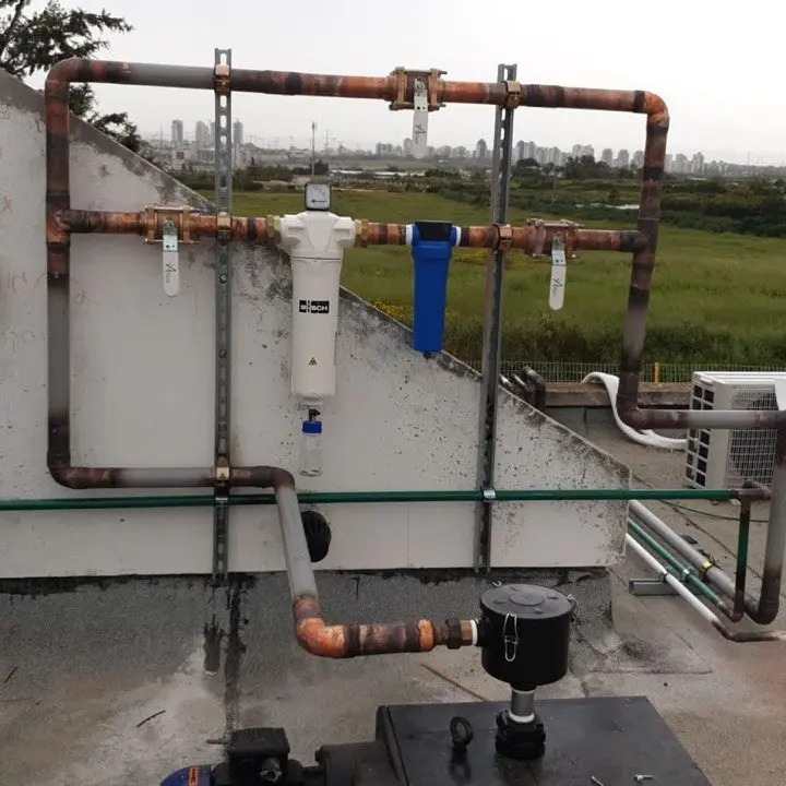 Rooftop pipelines and system connections